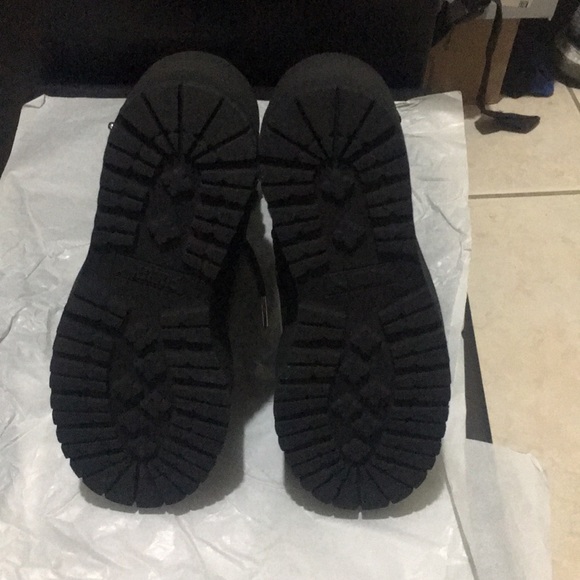 Rihanna Fenty SB Wedge Boots Black Silver Puma - Picture 5 of 7